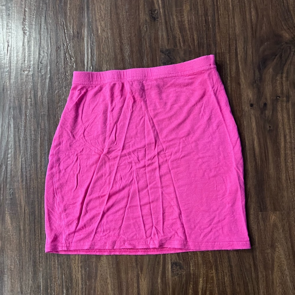 Pink skirt